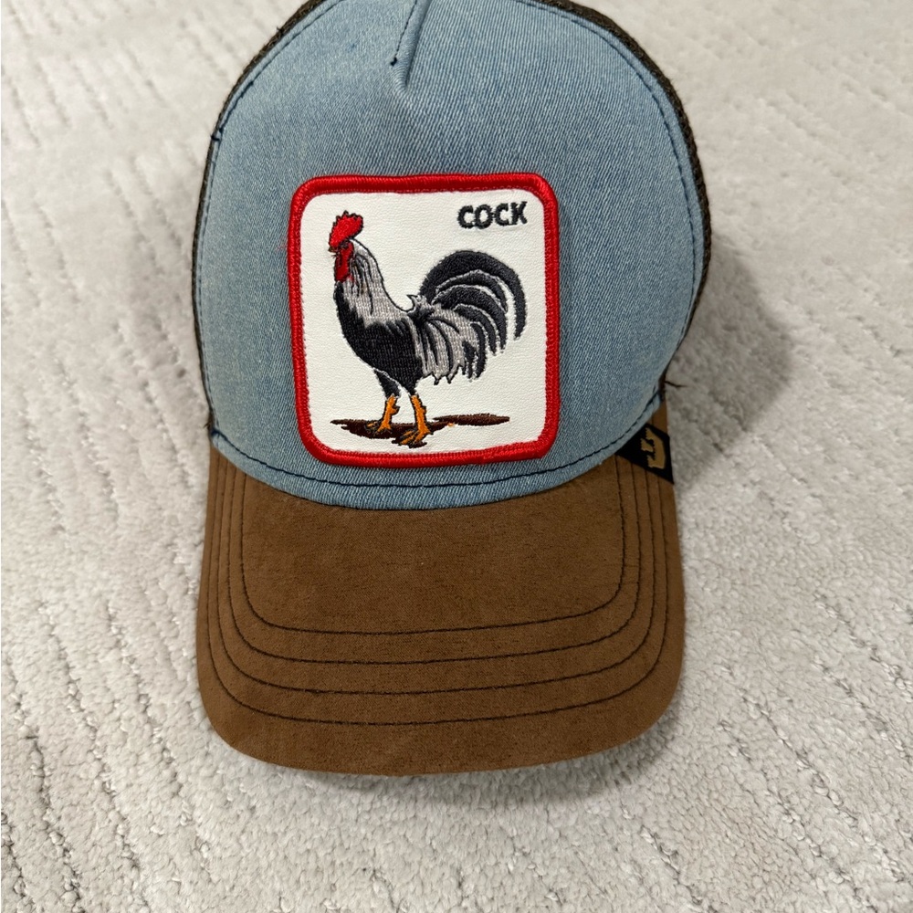 Goorin Bros Denim and Tan Cap